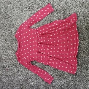 Pink heart-shaped dress 🩷